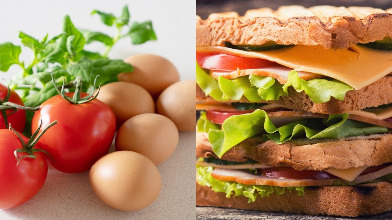 Ei-Tomaten Sandwich